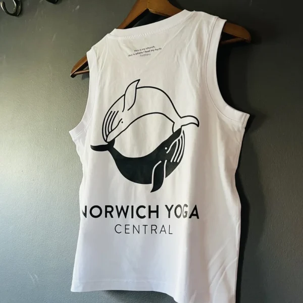 Black/White Unisex Sleeveless Tee